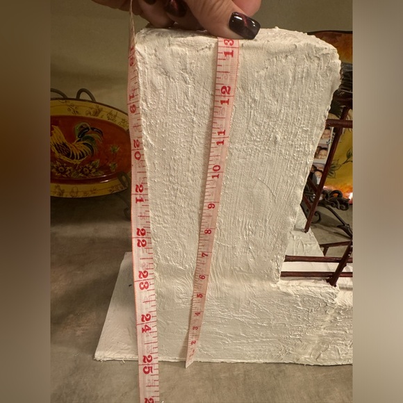 Nativity set Bethlehem 2 story house hand made with recycled materials - Picture 9 of 12